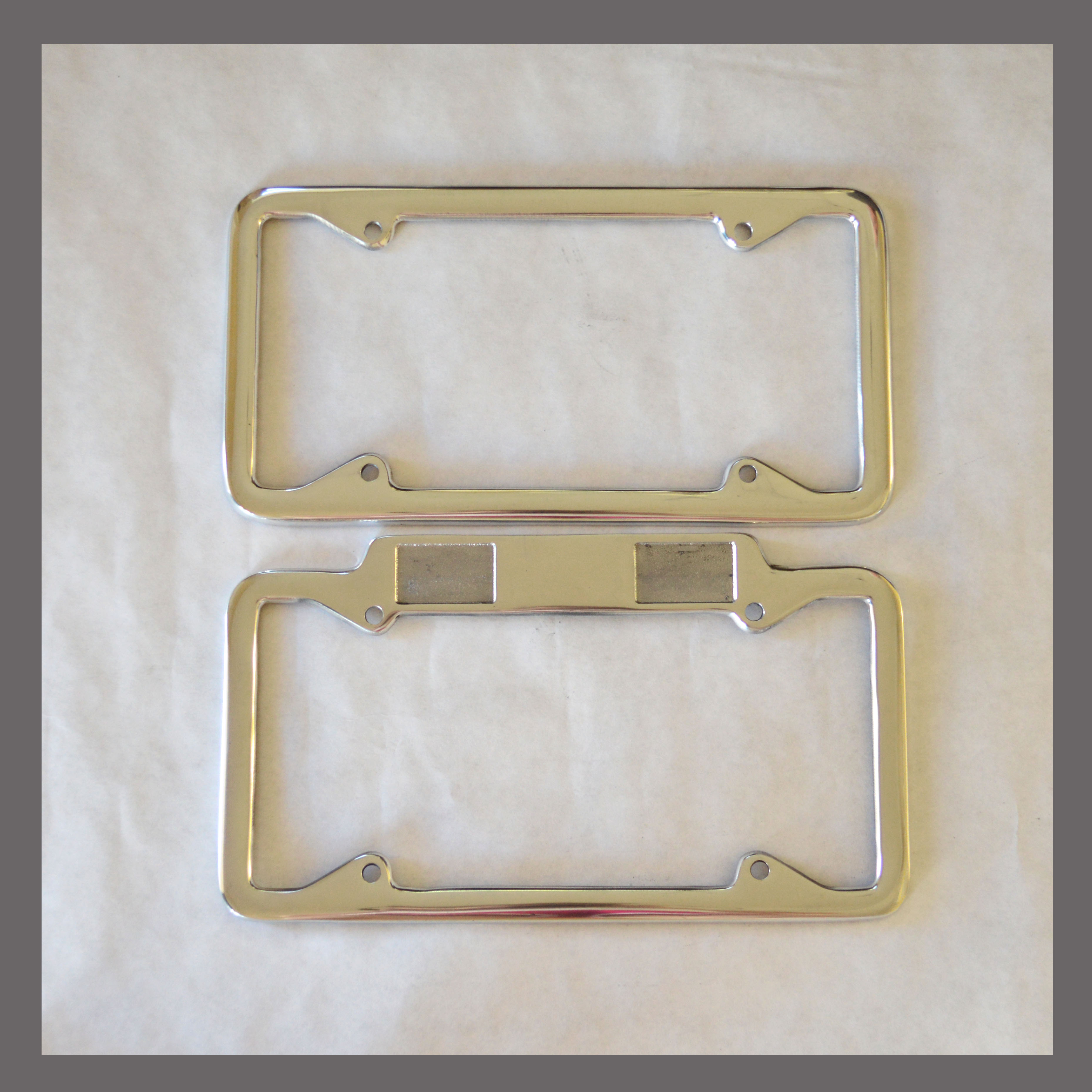 NEW PAIR OF 1940 TO 1955 VINTAGE STYLE CALIFORNIA LICENSE PLATE FRAMES ! 