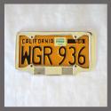 California YOM License Plate Frame 1956 - Current for DMV Month Year StickersCalifornia YOM License Plate Frame 1956 - C