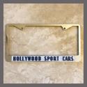 Hollywood Sport Cars Ferrari European Sports Cars License Plate Frame Hollywood California Dealer