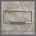 Bell Auto California Polished License Plate Frame Down