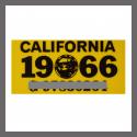 1966 California YOM DMV Motorcycle Sticker For Sale