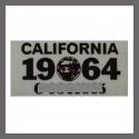 1964 California YOM DMV Motorcycle Sticker For Sale