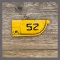 1952 Original California YOM DMV License Plate Metal Corner Tag