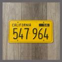 1956 California YOM Trailer License Plate For Sale - Original Vintage 547964
