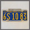 Orange County California Polished License Plate Frame