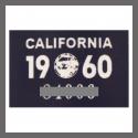 1960 California YOM DMV Motorcycle Sticker For Sale