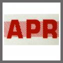 April CA Red DMV Month Sticker - License Plate Registration