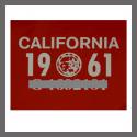 1961 CA YOM DMV Sticker - License Plate Registration