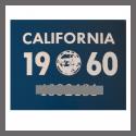 1960 CA YOM DMV Sticker - License Plate Registration