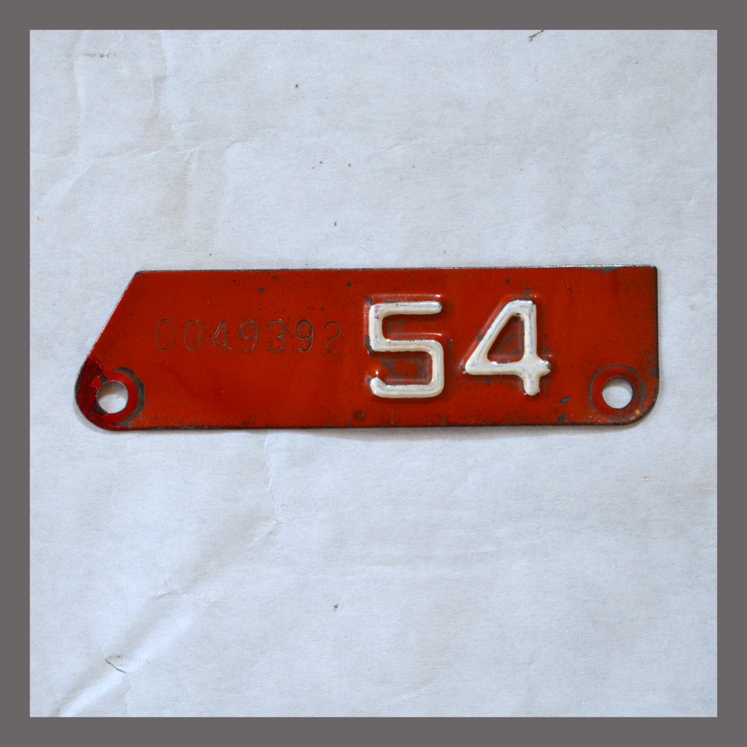 1951 California License Plate For Sale