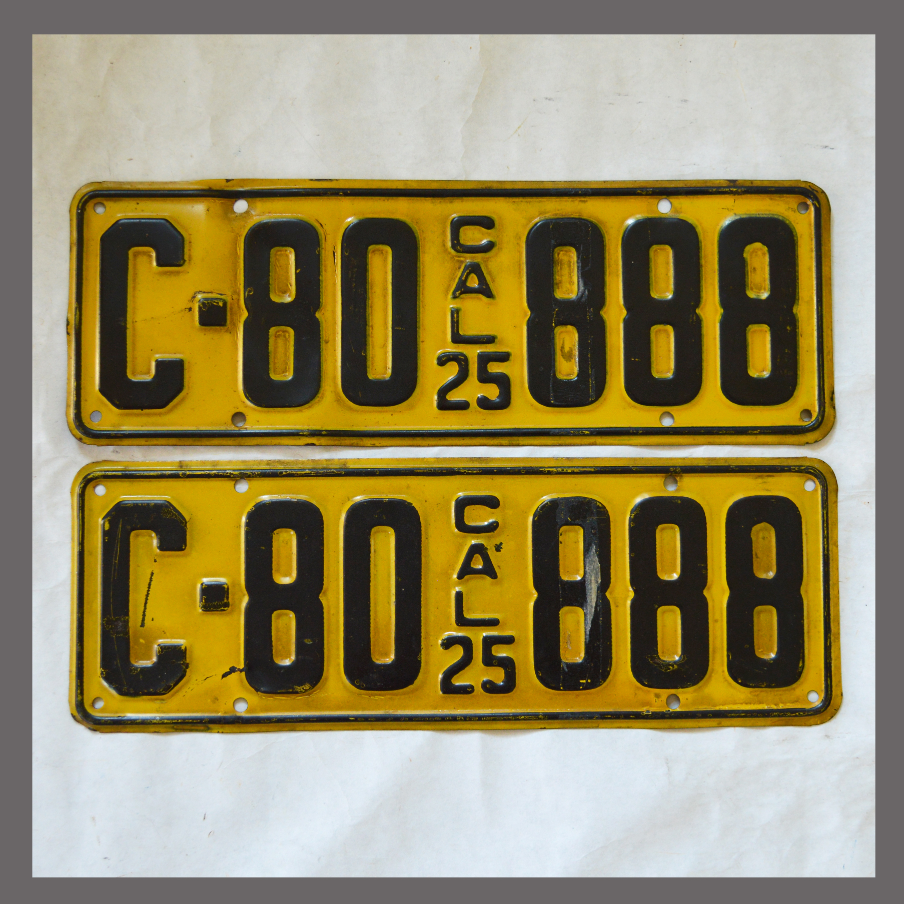 Vintage California License Plates For Sale 30